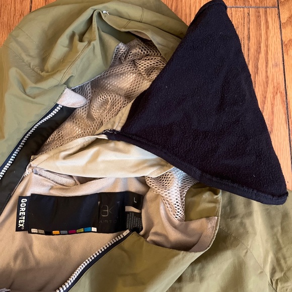 RARE BURTON AK 2L JUSSI GORE-TEX GREEN GRAY JACKET LARGE L - Picture 3 of 5